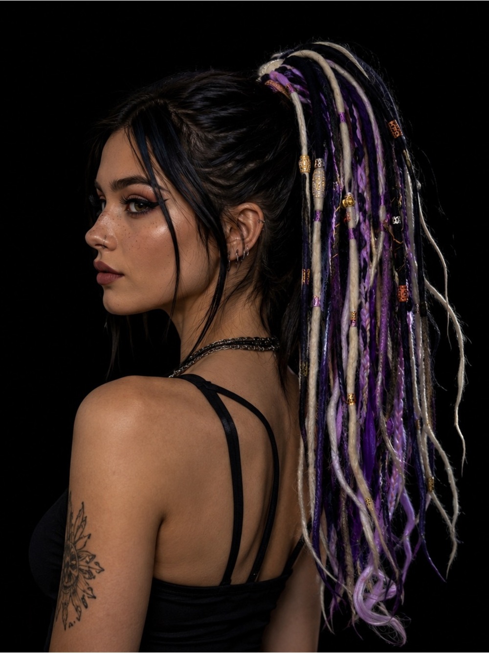 Caribe Glow Bohème Loc Ponytail 25 inches